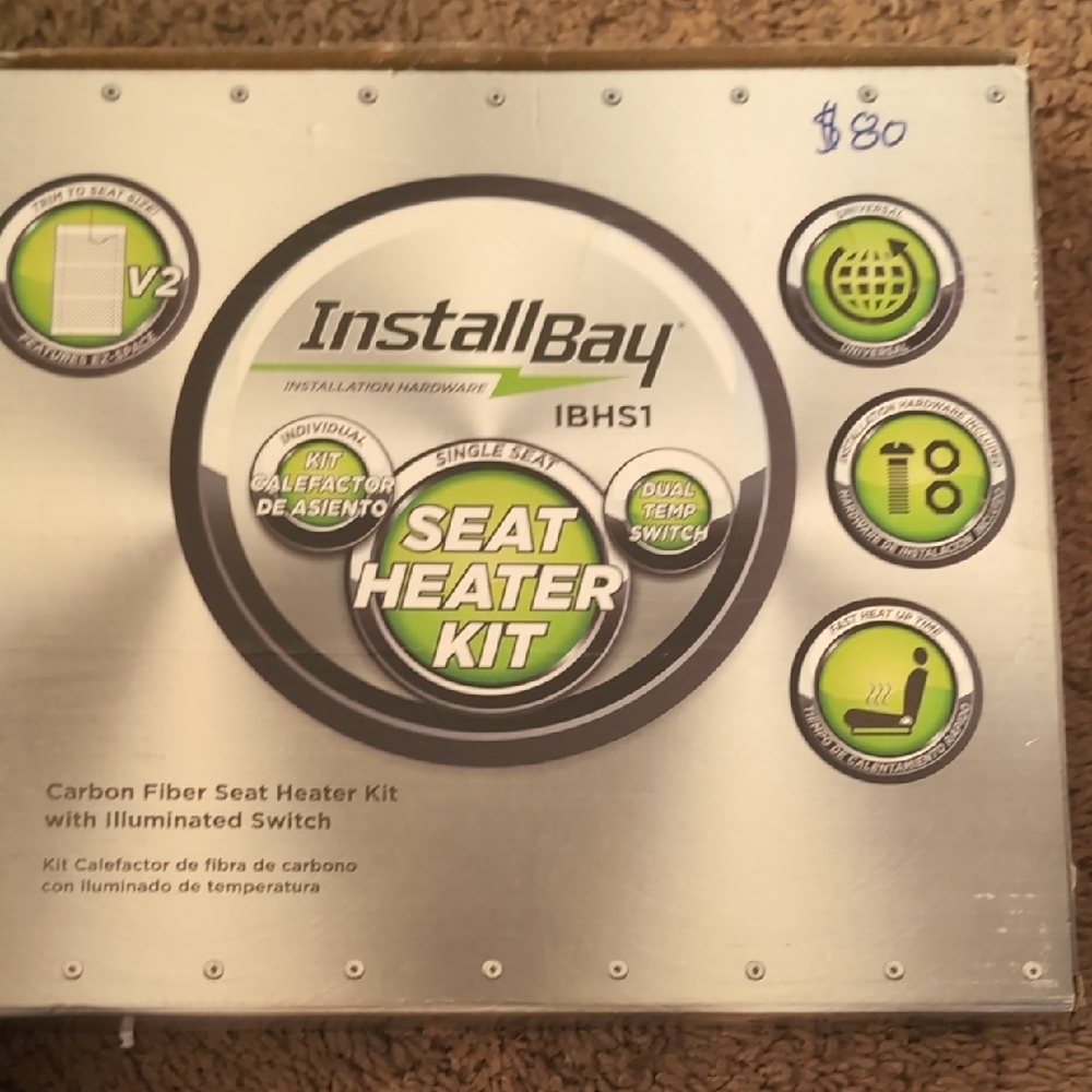 Install Bay Seat Heater Kit with Illuminated Switch